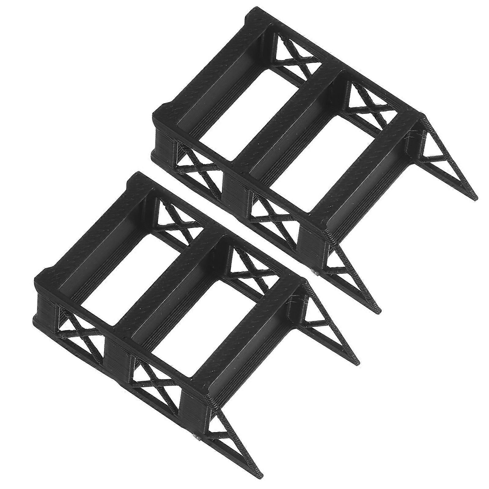 2pcs Model Car Display Shelf   Freestanding 1:64 Scale Toy Car Rack   Metal Storage Holder for Mini Garage or Desktop Showcase