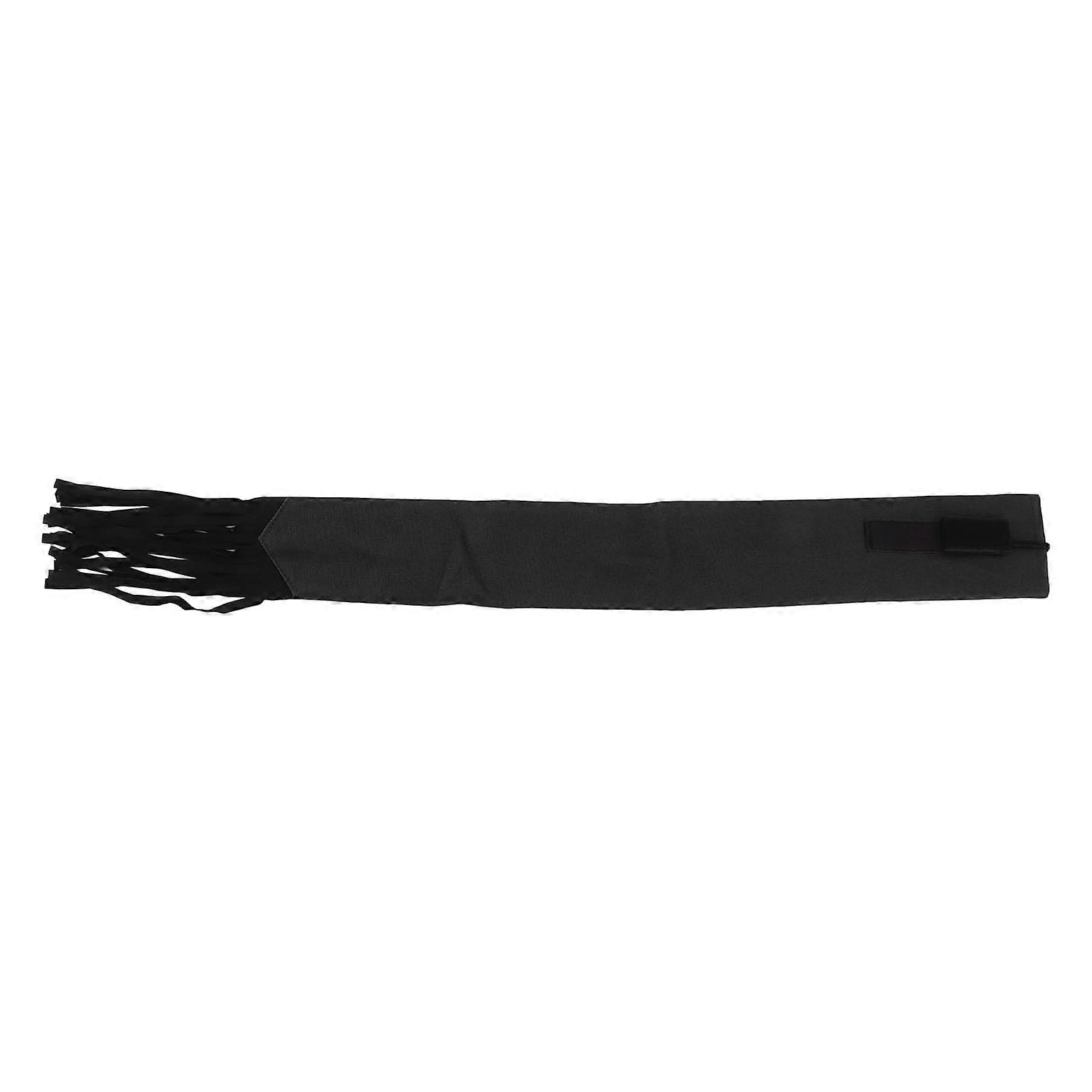 Ponytail Bag AntiBite With Fringe Ponytail Keeper For Farm Black Fine Workmanship