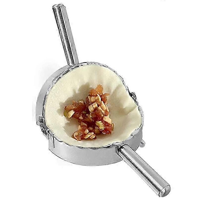 Stainless Steel Dumpling Maker 2-in-1 Dough Cutter Dumpling Mold for Empanada Dumpling Ravioli Pierogi Hand Pie
