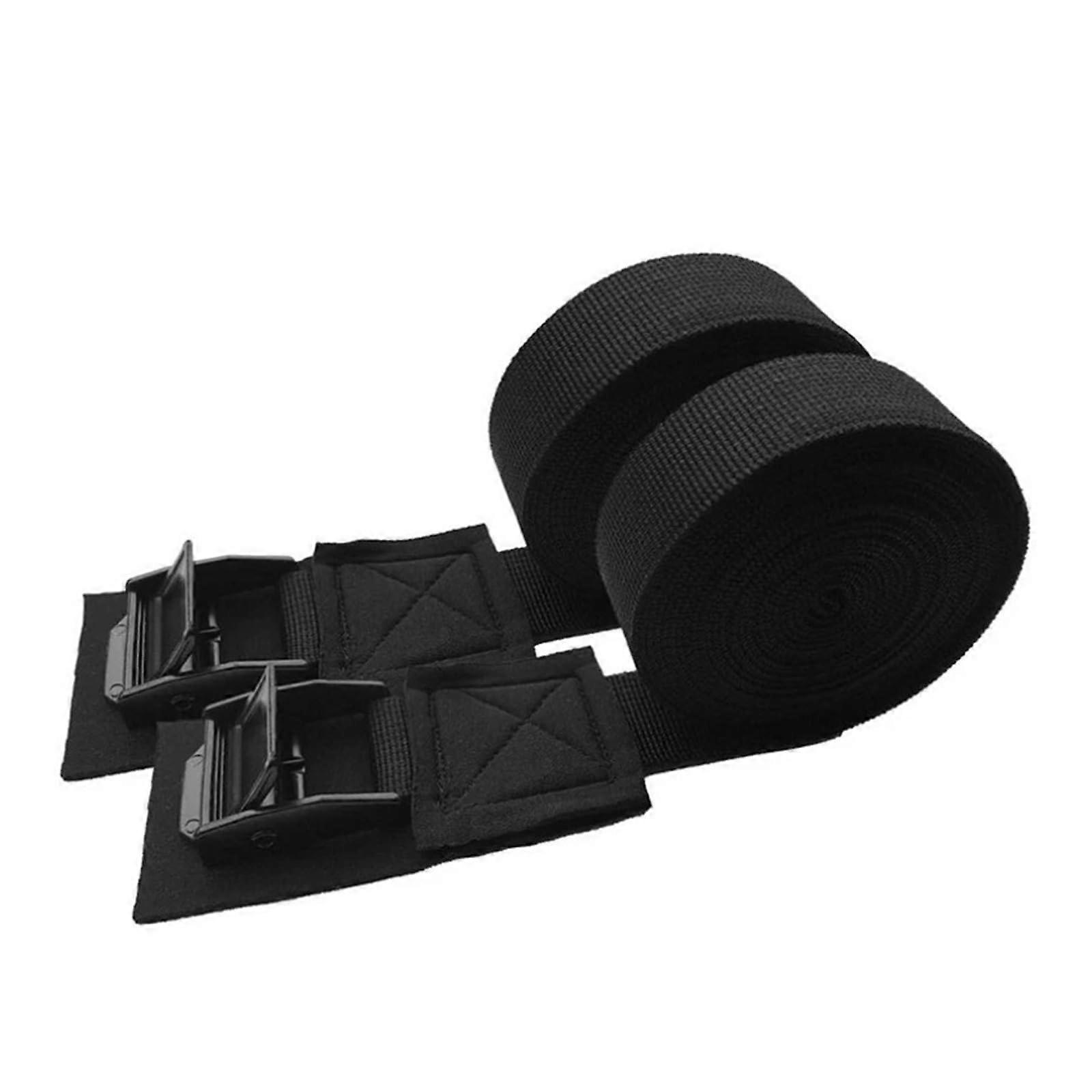 Emergency Tow Strap 2 Pieces Car Roof Rack Tension Cord Cam Buckle Strap Tie Down Strap Luggage Bag Quick Release Attachment