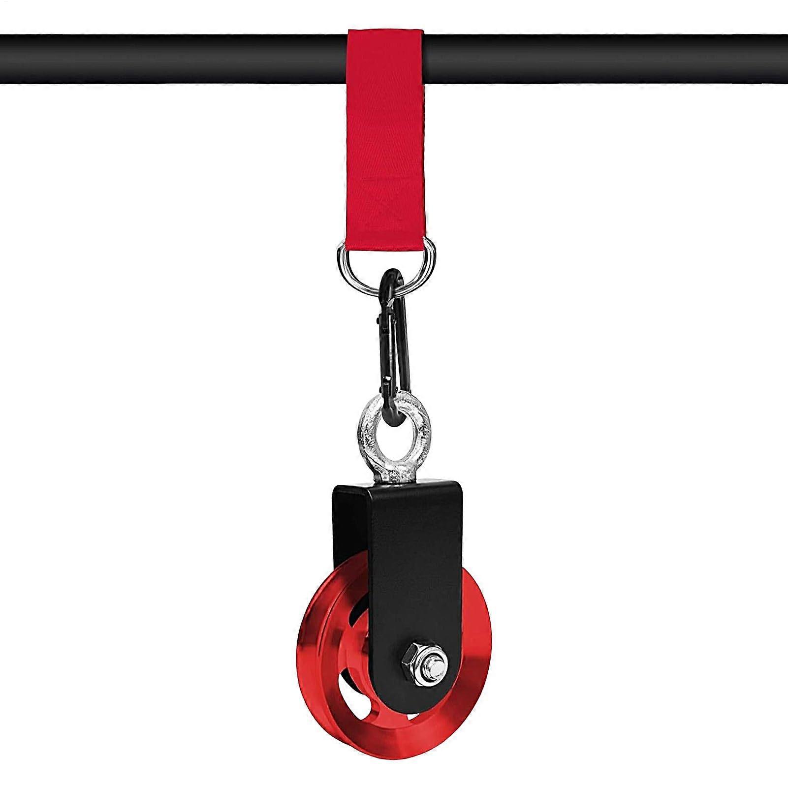 Pulleys for Rope Weight Cable Pulley System,QuickRelease NoiseReducing Workout Equipment for Home Gym Setup Farm Equipment Lifting Clothesline