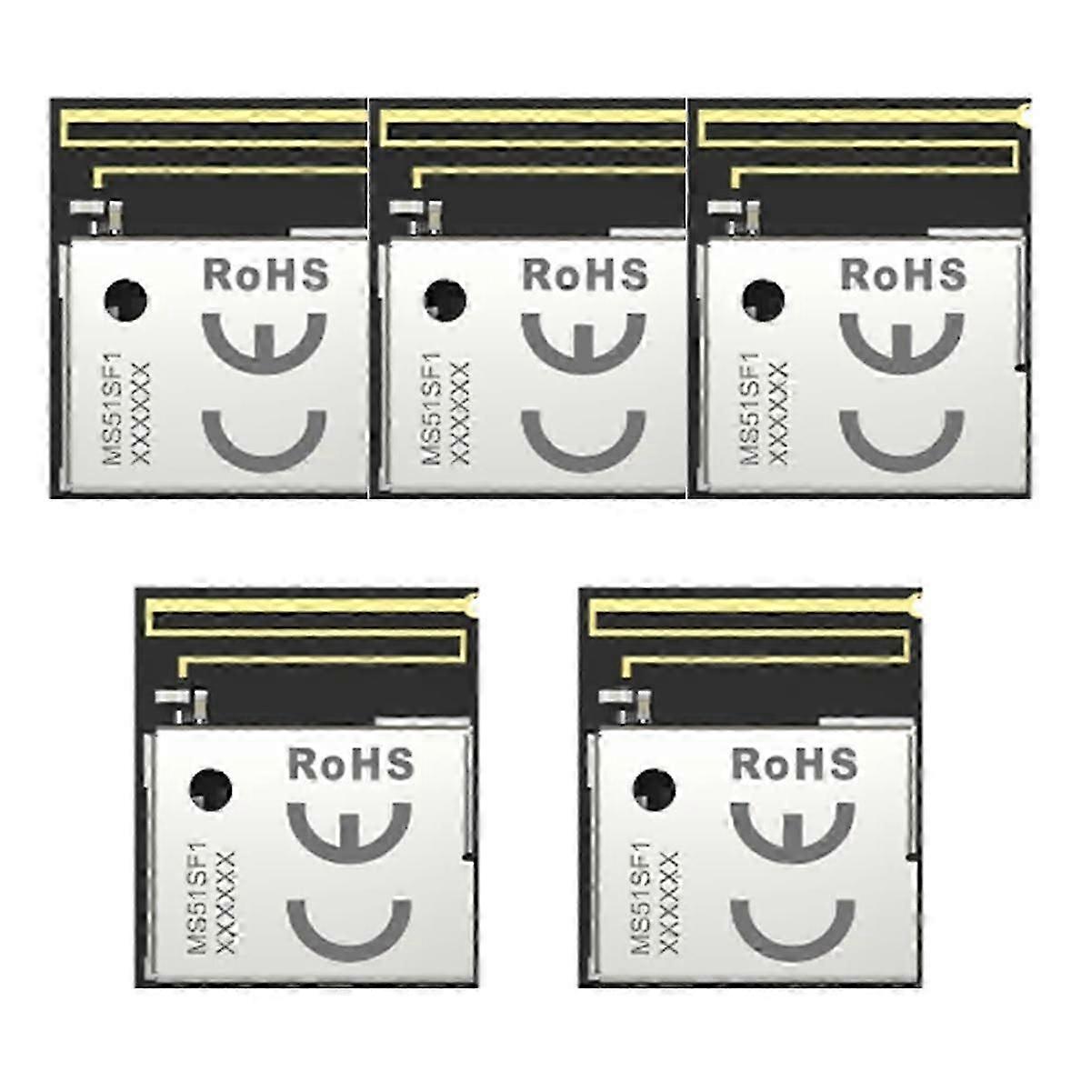 5 PCS Unique Tiny Bluetooth Module Low Consumption Bluetooth 5.2 MS51SF11 NRF52833 PCB Antenna Environmental Friendly