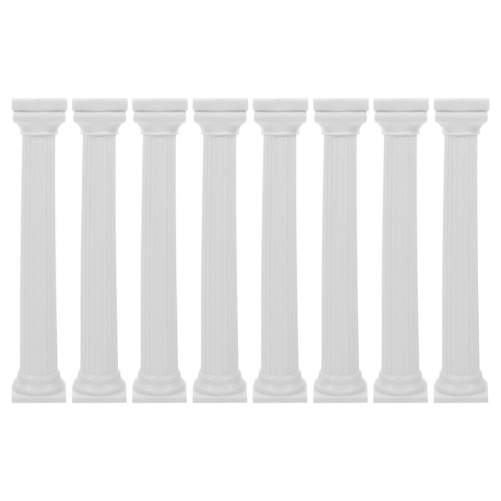 8pcs Cake Pillars Cake Support Tiered Cake Supports Rods Wedding Party Cake Support