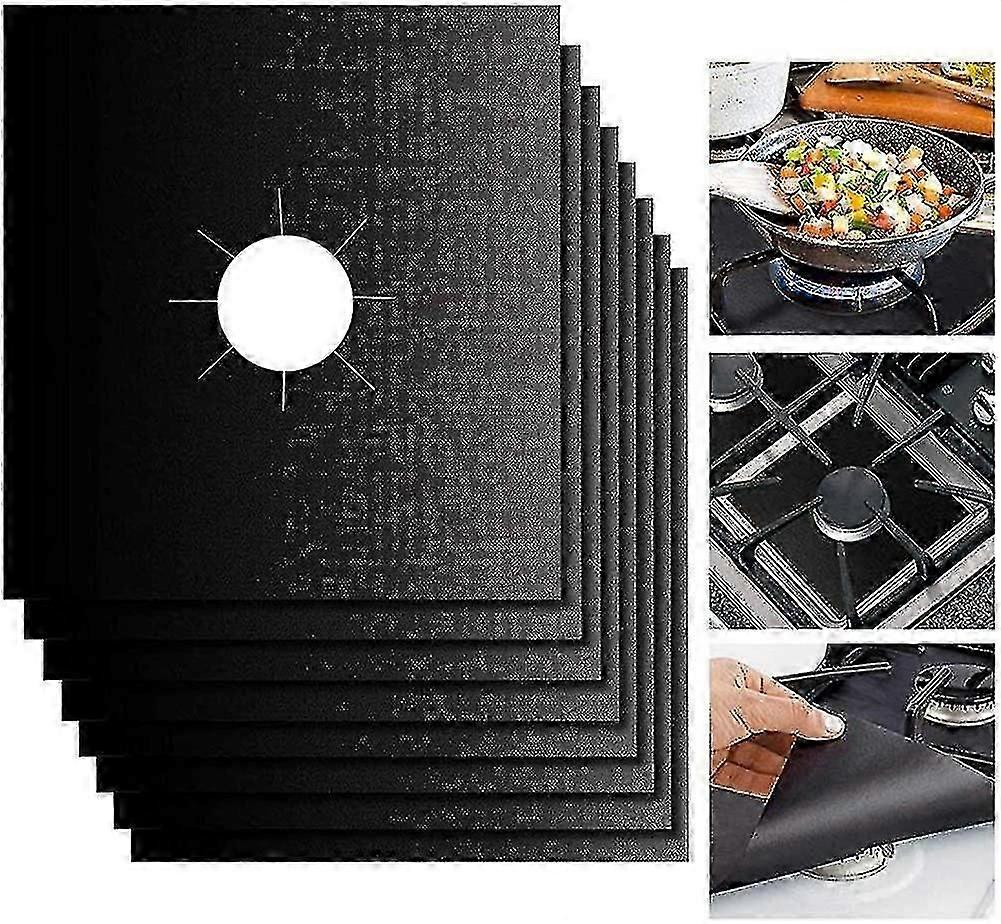 Gas Stove Burner Covers, Gas Range Protectors With Fda Approved Reusable