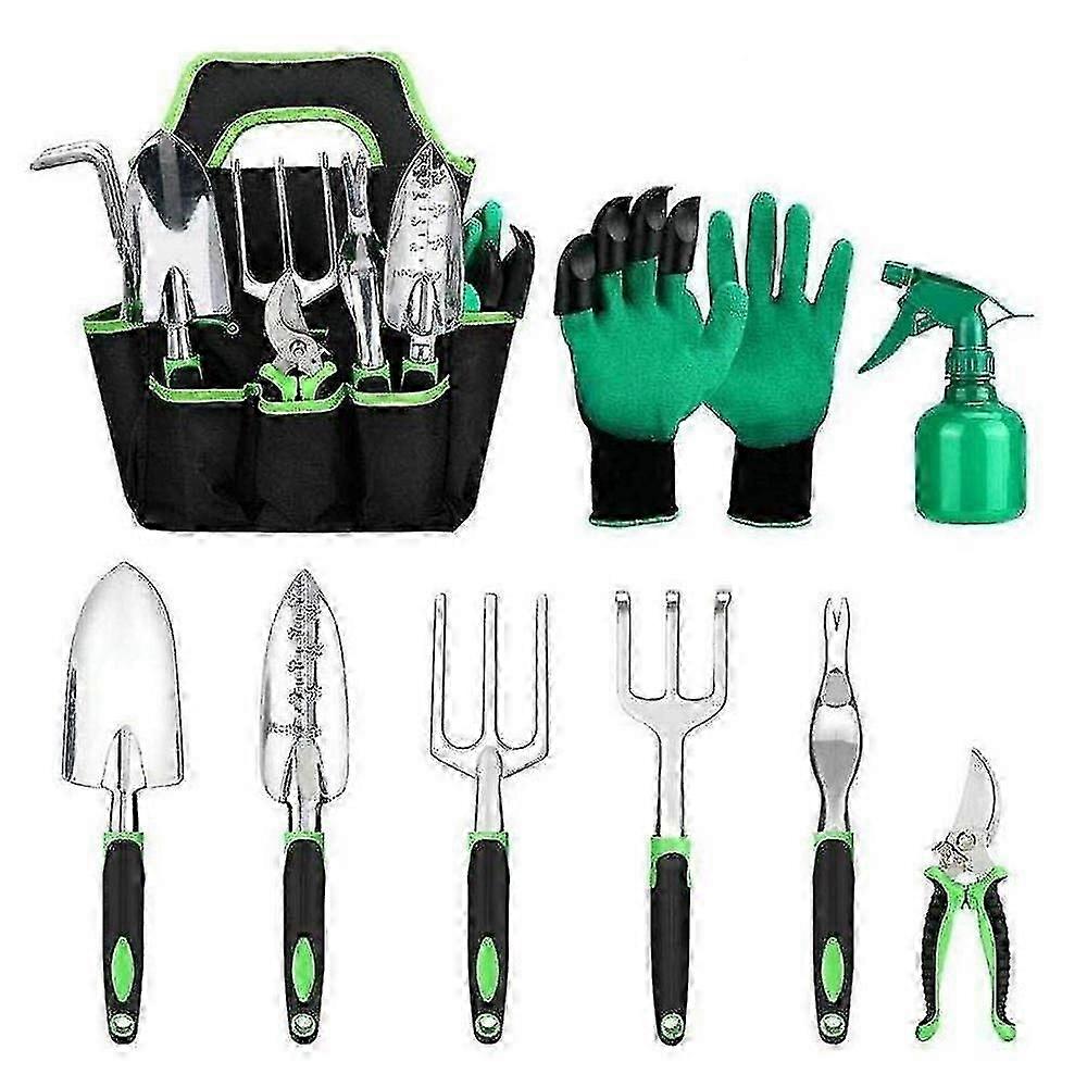 Pcs Garden Tool Set Aluminum Outdoor Gardening Work Hand Tools Kit