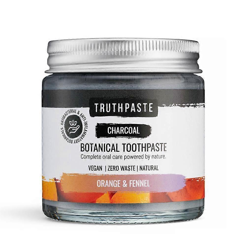 Truthpaste Charcoal Orange & Fennel Toothpaste 100ml - 4 Pack