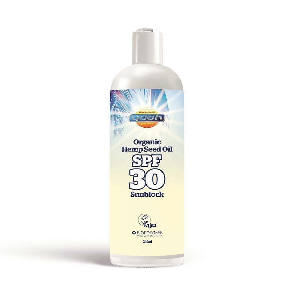 Yaoh 大麻籽油 SPF-30 防晒霜 240ml - 4 瓶装
