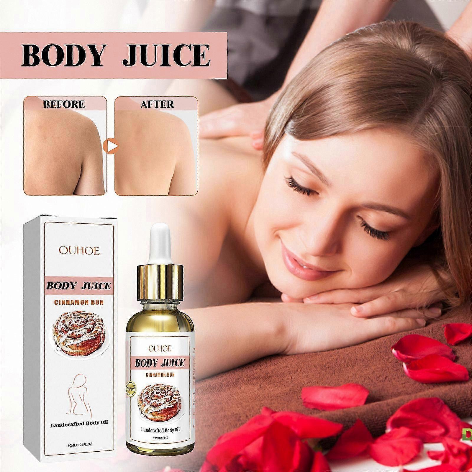 Moisturizing Dry Skin Oil, 30ml Cinnamon Scented Body Oil for Hydration and Softness