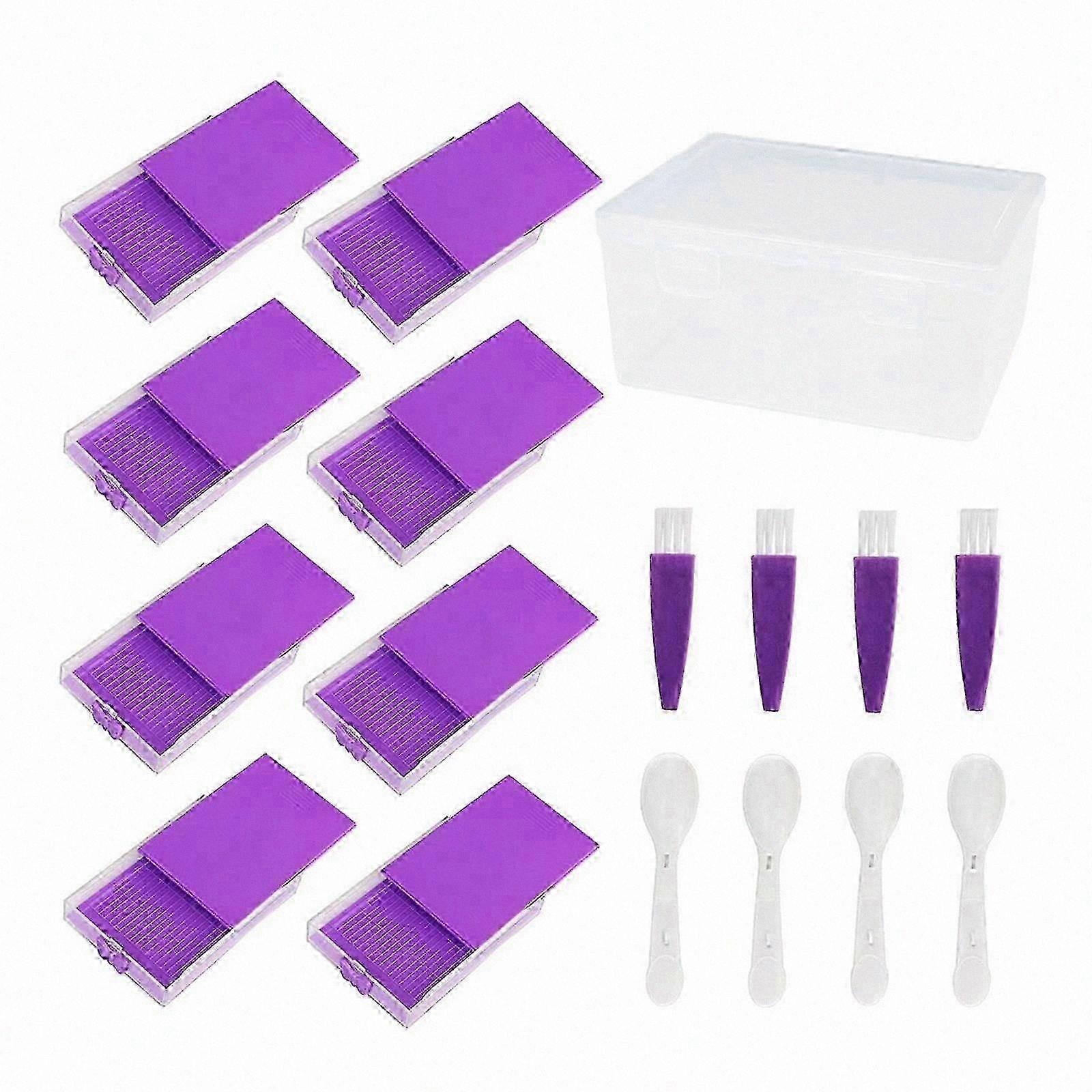 Bead Storage Tray with 8 Compartments for Rhinestone Painting and Craft Organization