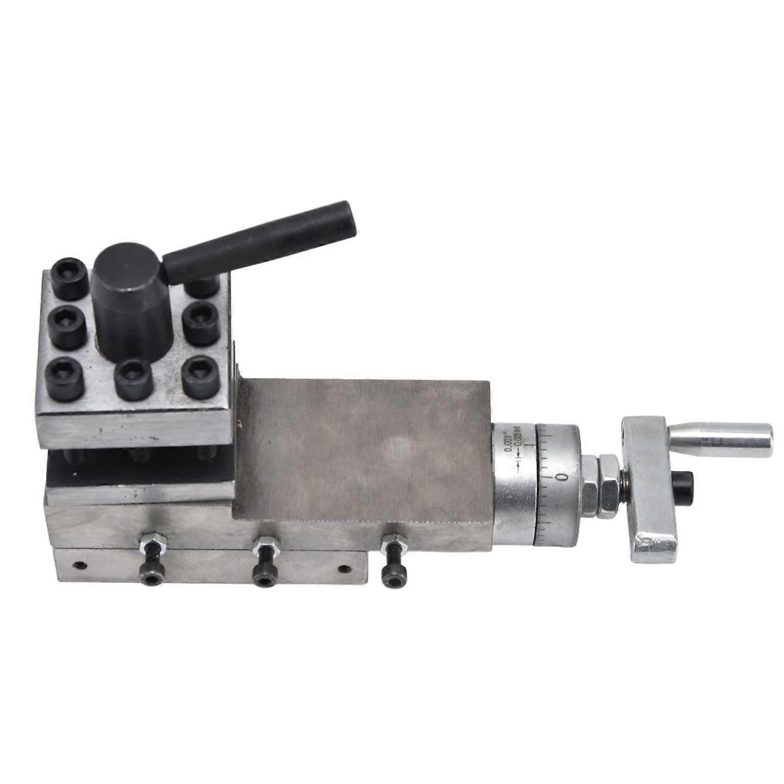 Mini Lathe Tool Holder Vise Clamp, Iron, 2Way Design For Woodworking And DIY Wood Model Making
