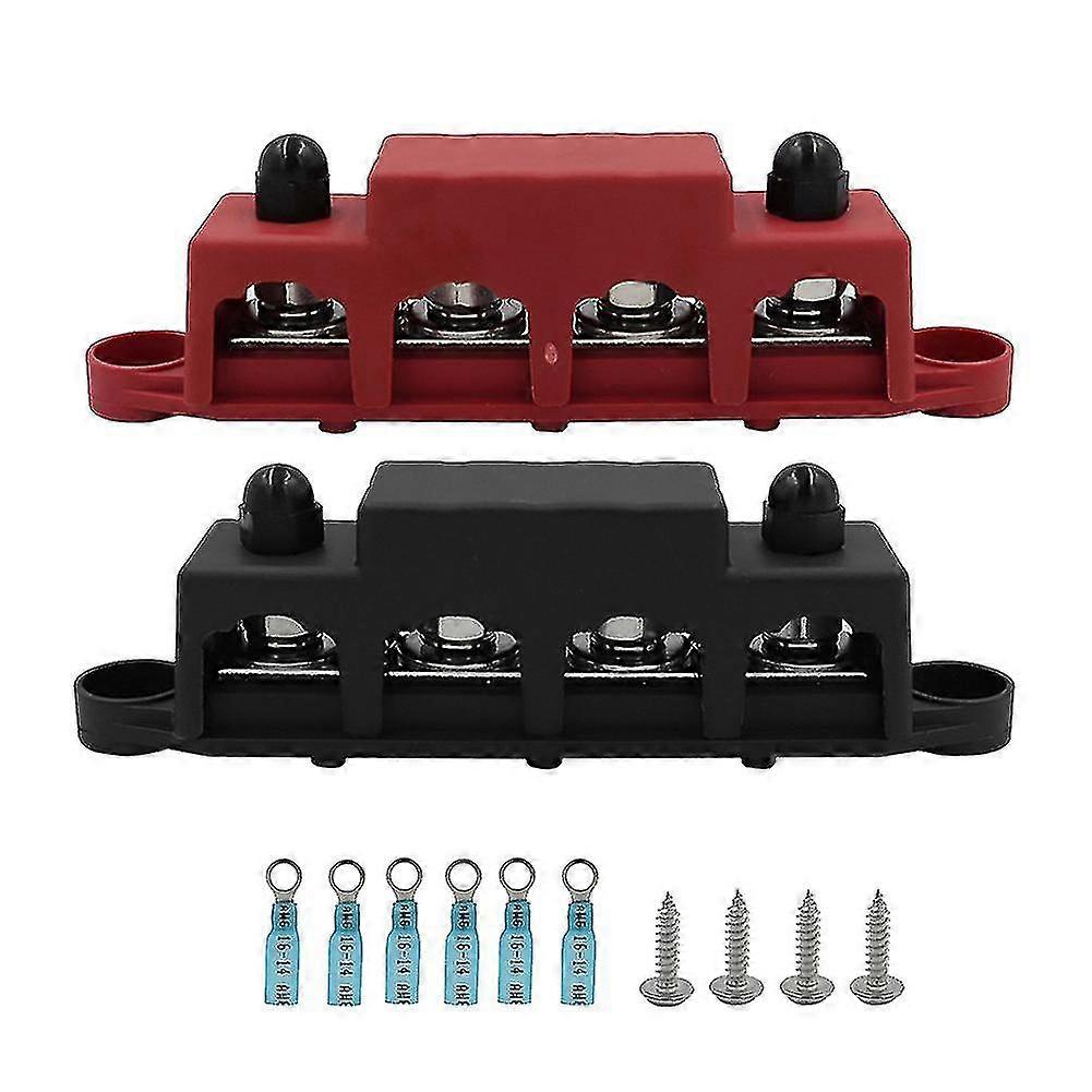 Automobile and yacht distribution blocks, M8 terminals, wire-free design and durable