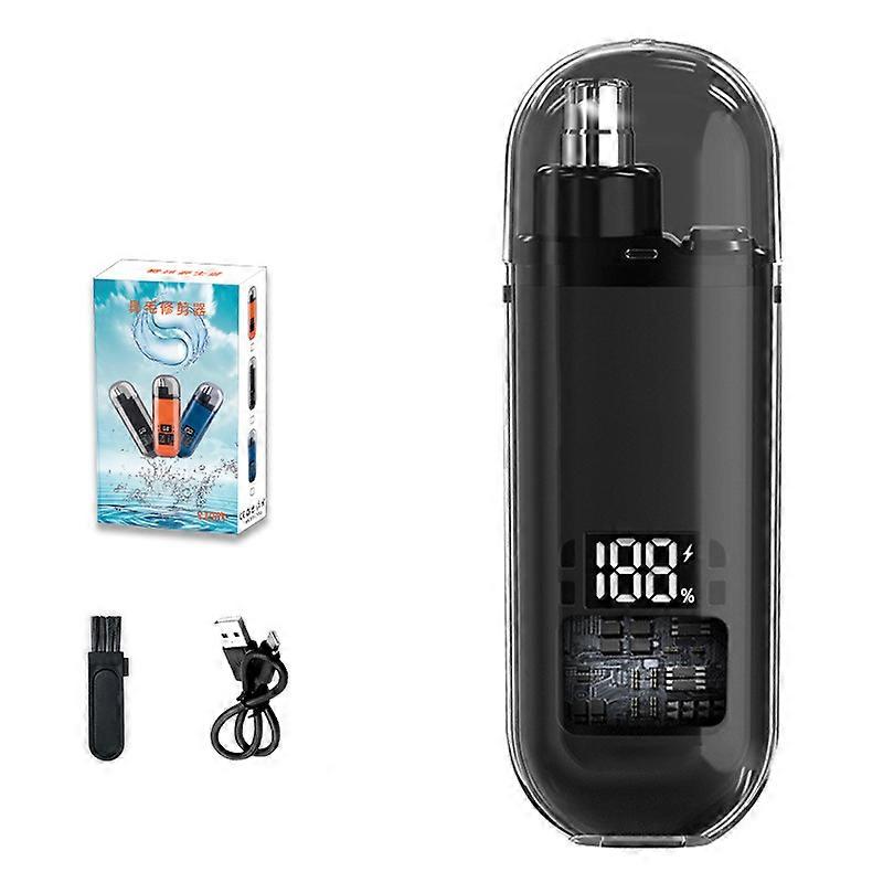 Portable Household Electric Hair Trimmer Round Nose Hair Trimmer Eyebrow Nose Hair Trimmer Unisex Personal Care Tool Hair Remover Eyebrow Trimmer Remo