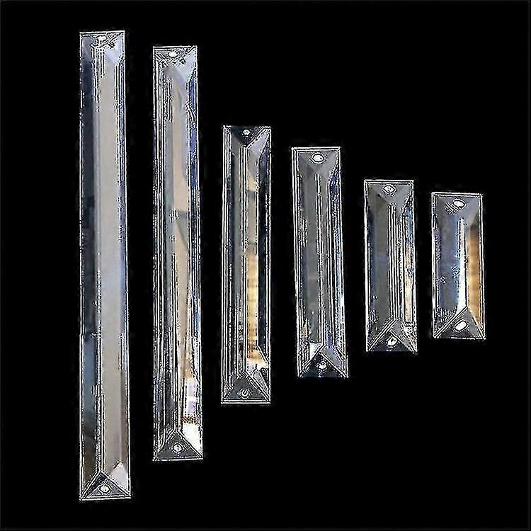 Pendentif goutte de prisme en cristal - Lustre suspendu rectangle en verre pour l’éclairage
