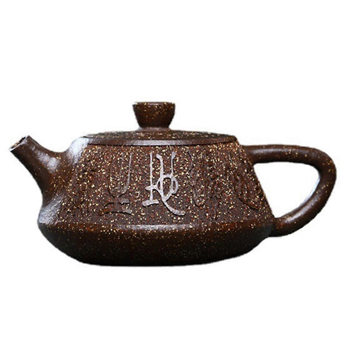 100ml Clay Teapots Raw Ore Stone Scoop Tea Pot Handmade Customized Tea Infuser Chinese Filter Beauty Teaware