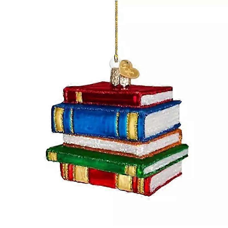Fun Book Lovers Christmas Tree Bookshelf Decor