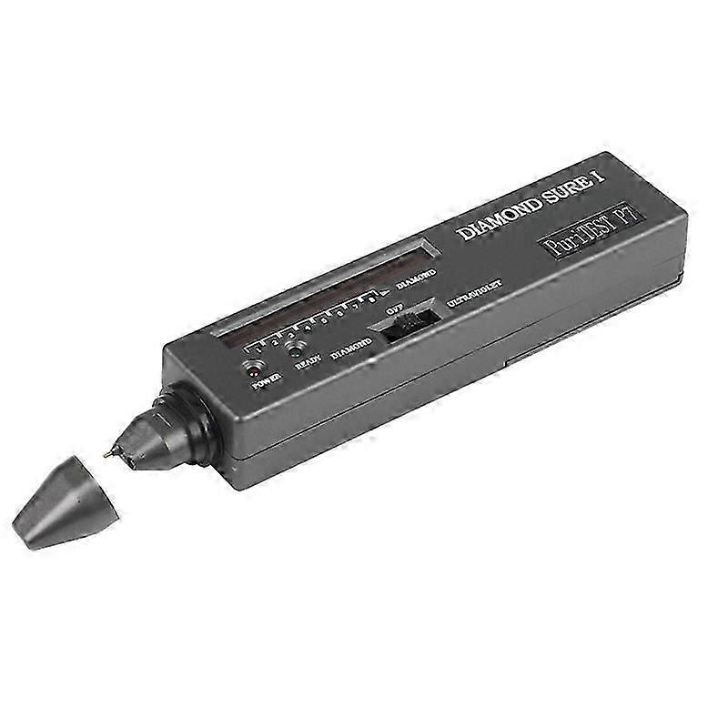 Diamond tester with UV light for gemstone and jewelry selection