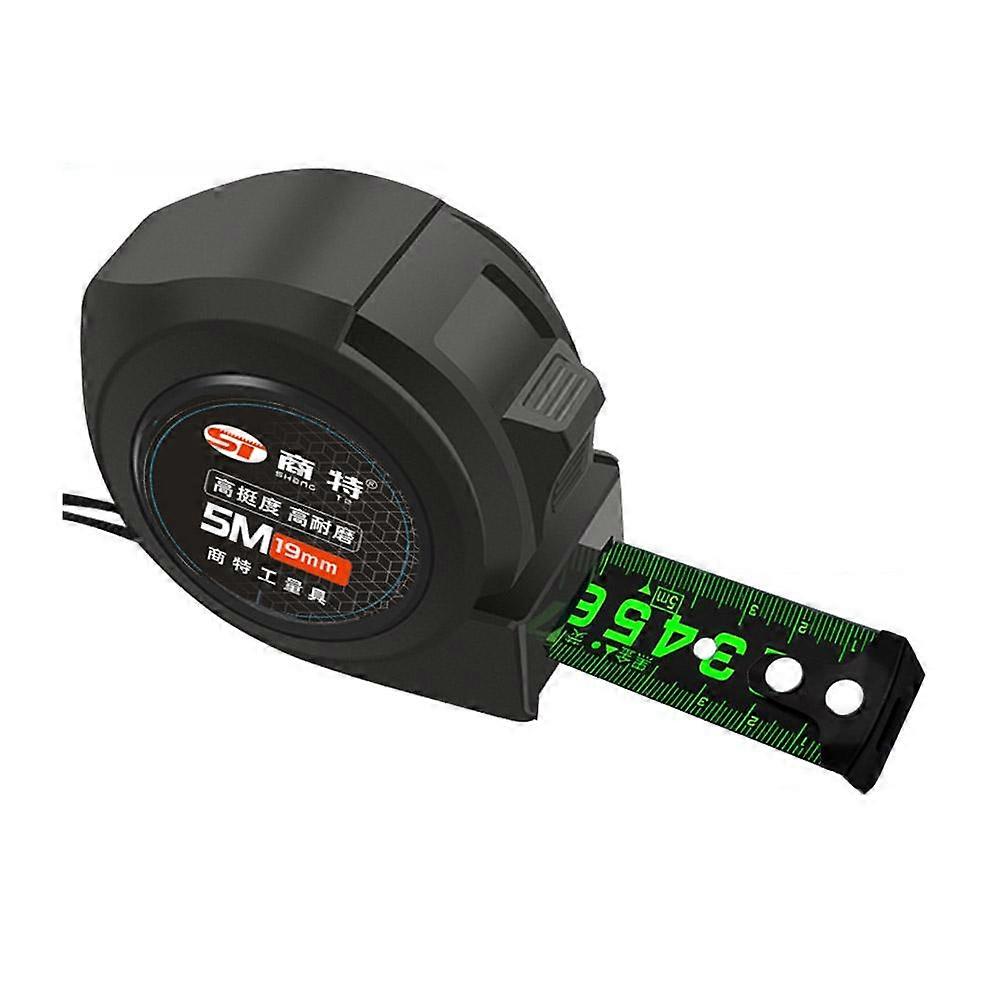 Self Locking Fluorescent Steel Tape Measure 5M High Precision