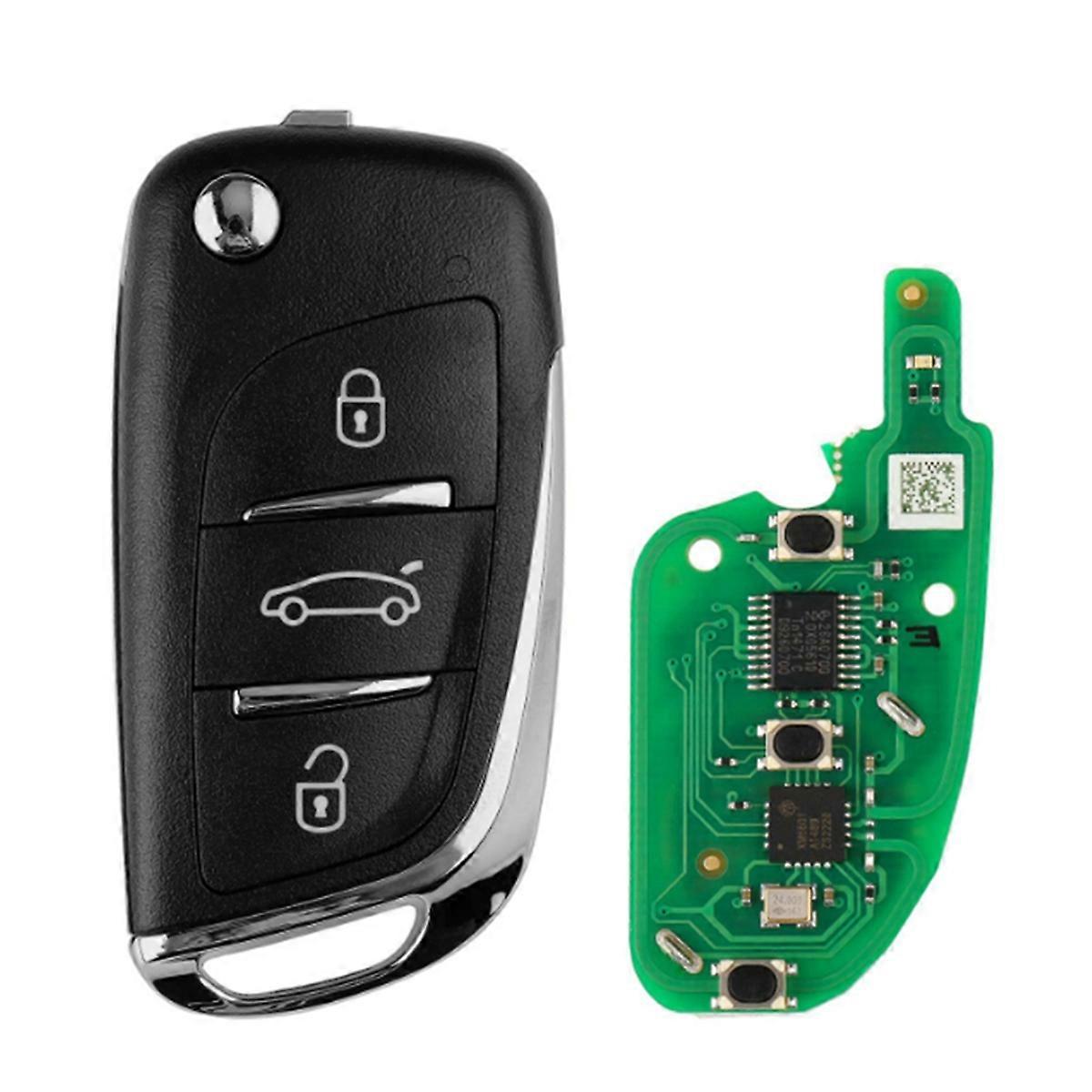 XNDS00EN SA1670 Universal Smart Key Style Key Car Remote Control Key 3 Buttons Car Key with Chip for VVDI Key Tool