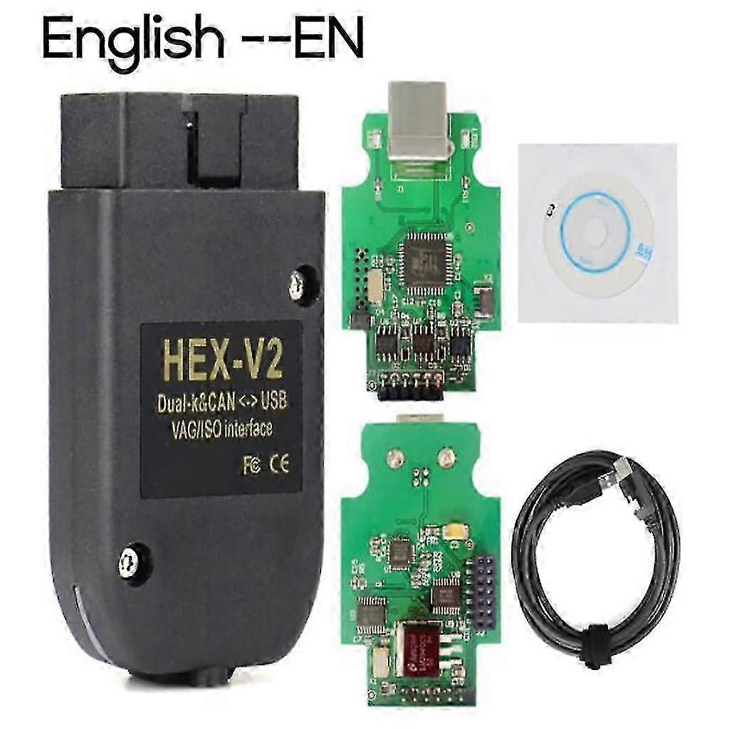 Πολυγλωσσικό VCDS HEX X2 22.3 ΔΕΚΑΕΞΑΔΙΚΌ ΜΠΟΡΕΊ USB διεπαφή V2 ATMEGA162+16V8+FT232RQ