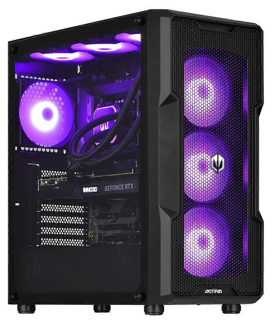Actina 5901443383970 Tietokone Intel® Core™ i5 i5-13500 32 Gt DDR4-SDRAM 1 Tt SSD Nvidia GeForce RTX 4070 Ti MIDI Tower Musta