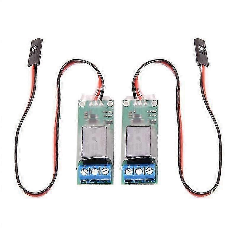 2 PZ RC PWM Interruttore Relè Elettronico per RC Aereo FAI DA TE Modello Luci di Navigazione Controller Interruttore K1 Universale