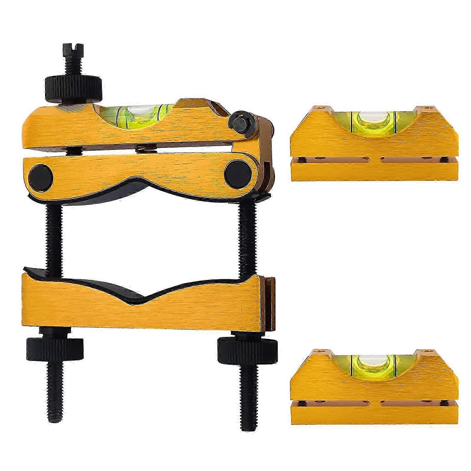 Scope Leveling Kit - Magnetic Scope Mounting Kit Bubble with Level and 2 Reference Levels - Construction