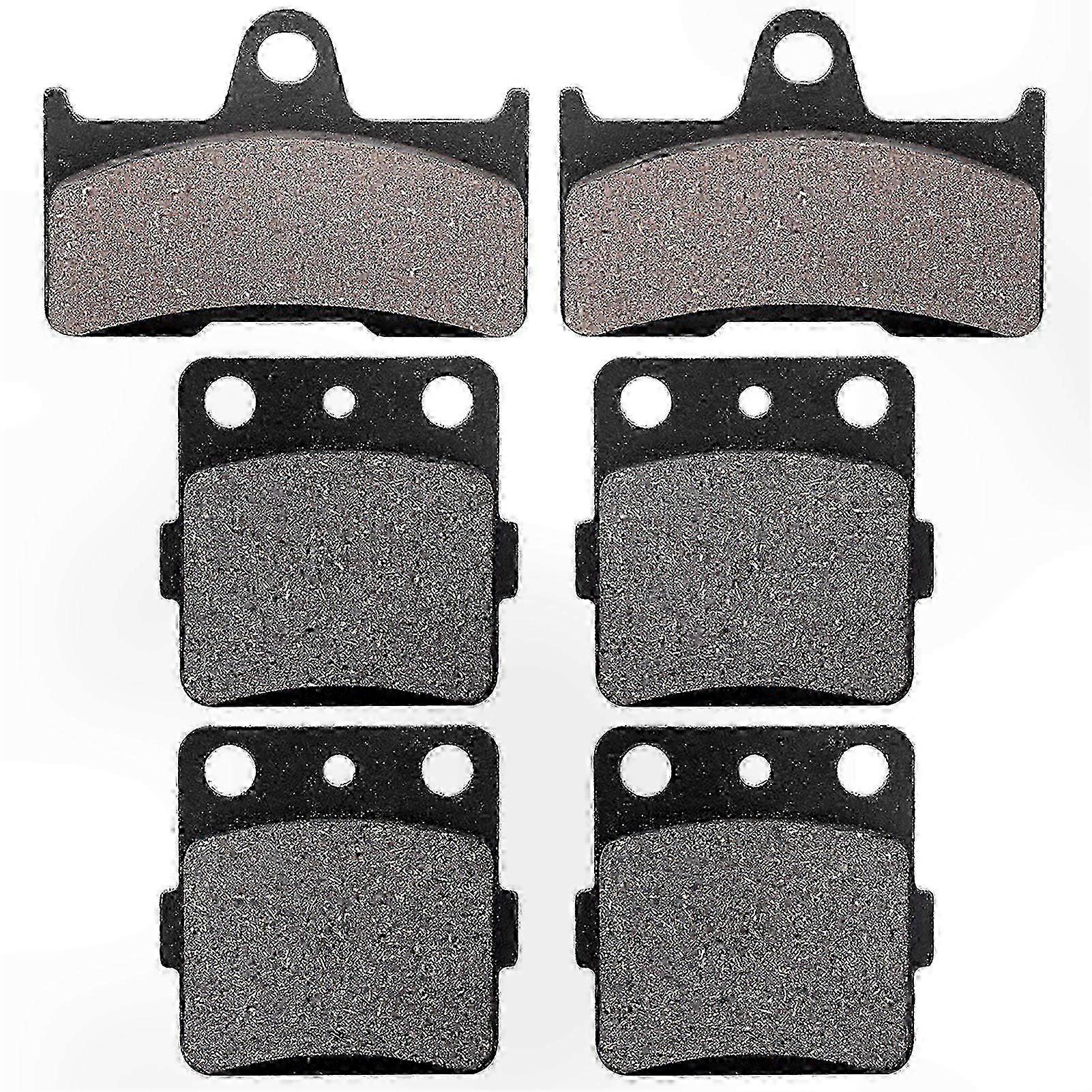 6 Pieces Brake Pads Compatible with 4x4 ATV Models