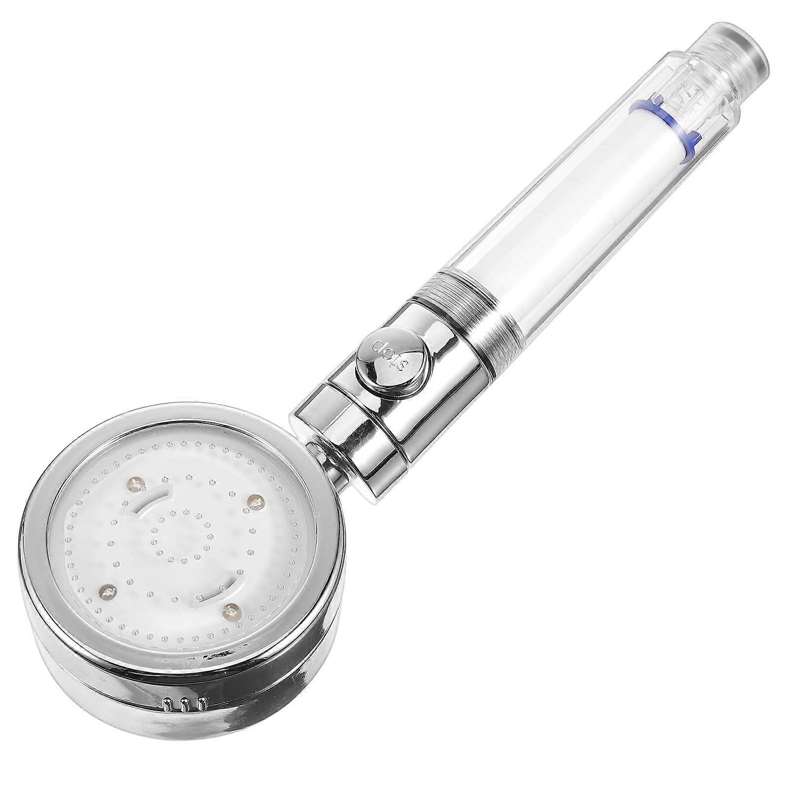 Color Changing Shower Head with Filters Water Saving for Faucet 2Pcs