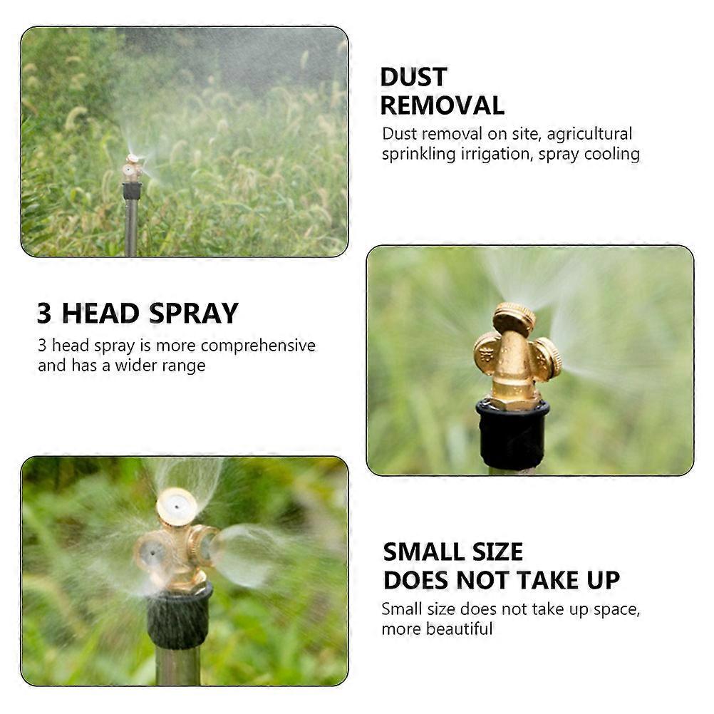 Atomizing Nozzle Brass Spraying Nozzle for Water Misting Use 10Pcs Pack