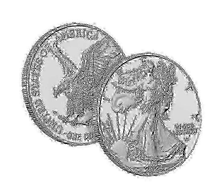 純銀貨、1オンスのアメリカンイーグルブリリアント未流通、公式地金硬貨