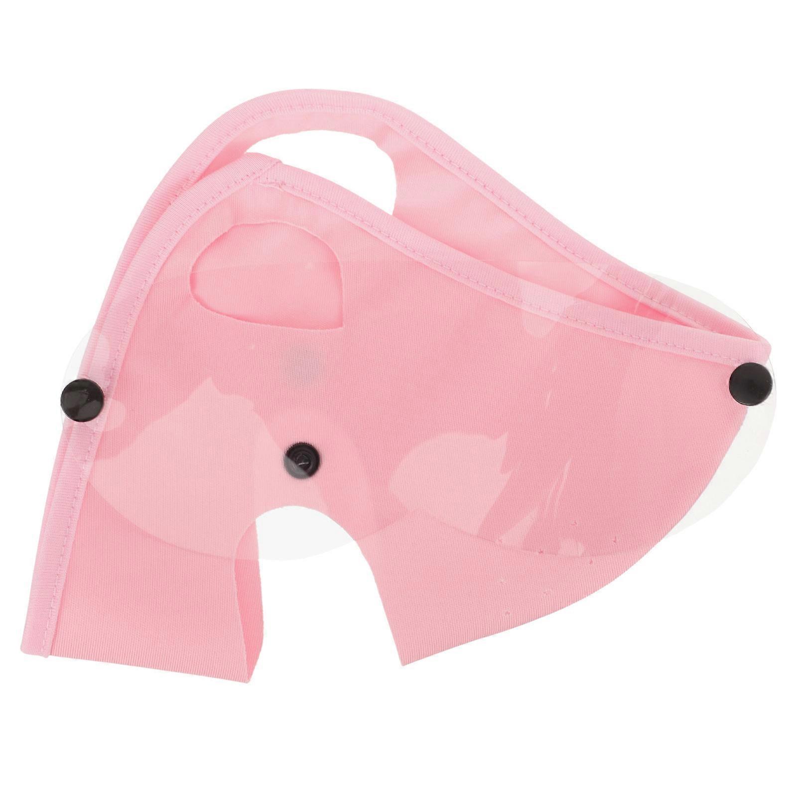 Sunscreen Mouth Mask Creative Face Mask for Outdoor Use Pink