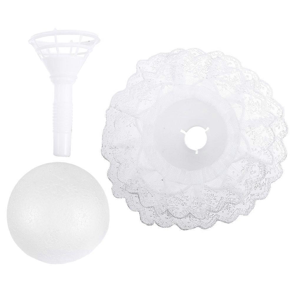 Bridal Bouquet Holder Foam Handle for Flower Arrangement 2Sets