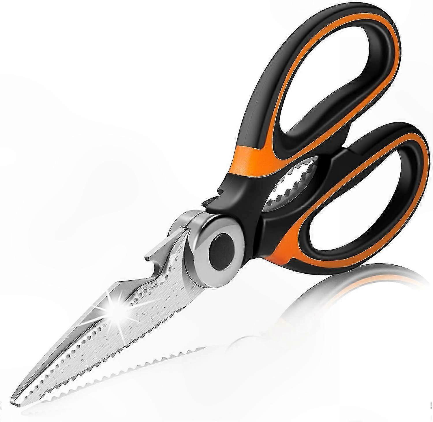 Multi-Functional Kitchen Shears for Cooking and Food Prep - Durable Sharp Scissors Made with Stainless Steel