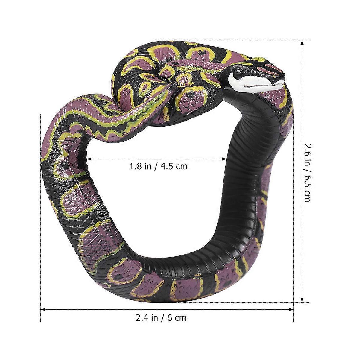 Halloween Prop Fake Snake Bracelet Prank Toy For April Fools' Day Realistic Design 1Pcs