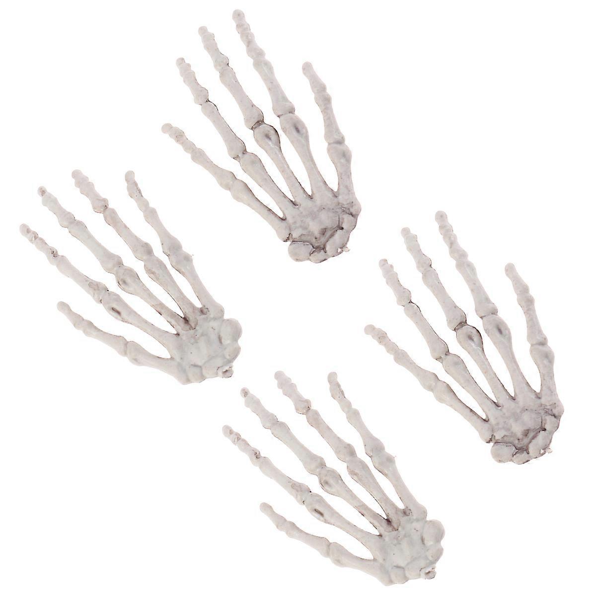 Halloween Skeleton Claw Props for Decoration 2Pairs for Festival Use