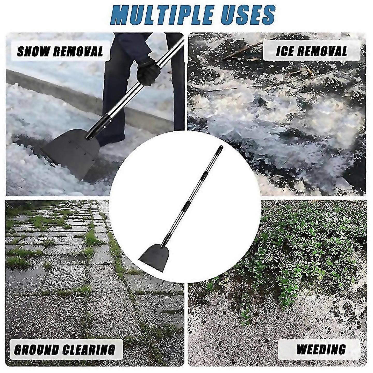 For Driveway Ice Scraper Tool Floor Scraper For Cleaning Weeds Tools