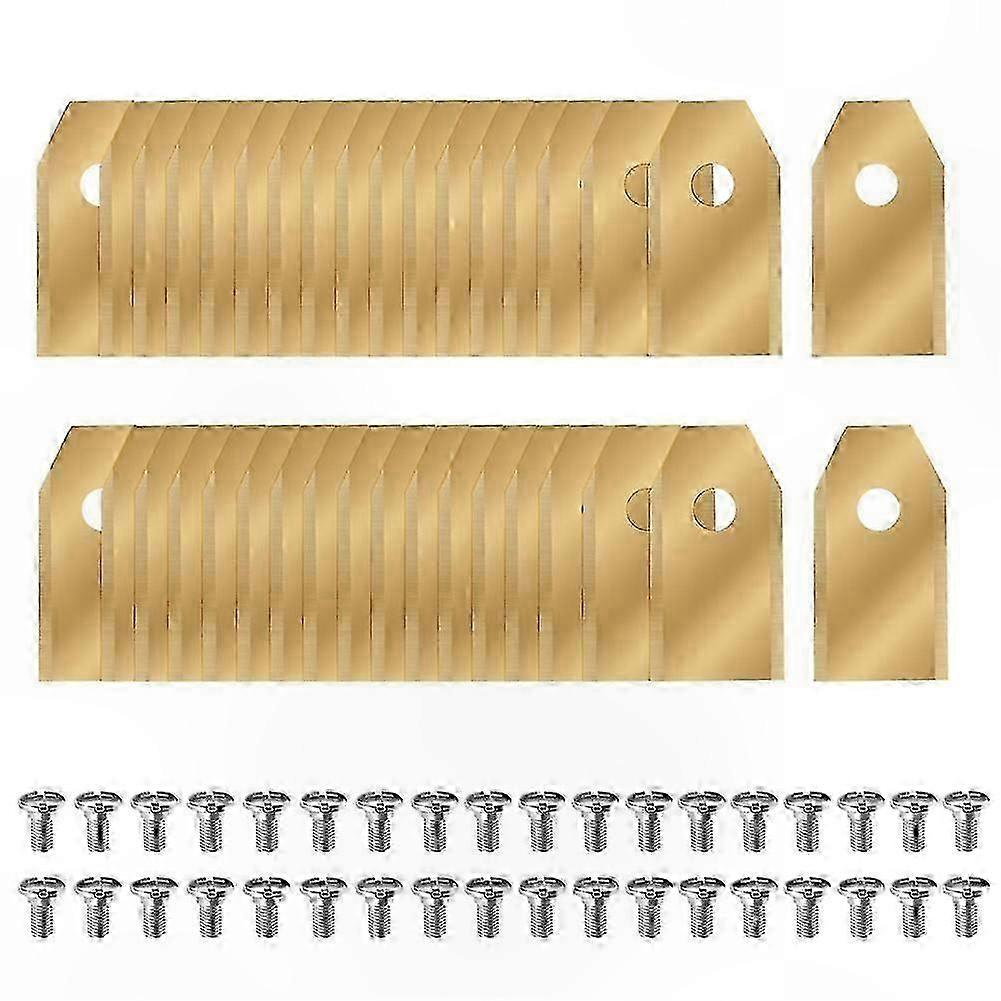 36 Replacement Blades for Robotic Lawn Mower with Screws, Compatible with Segway Navimow Series I105N/I108N/I110N/H500N/H800N/H1500N/H3000N