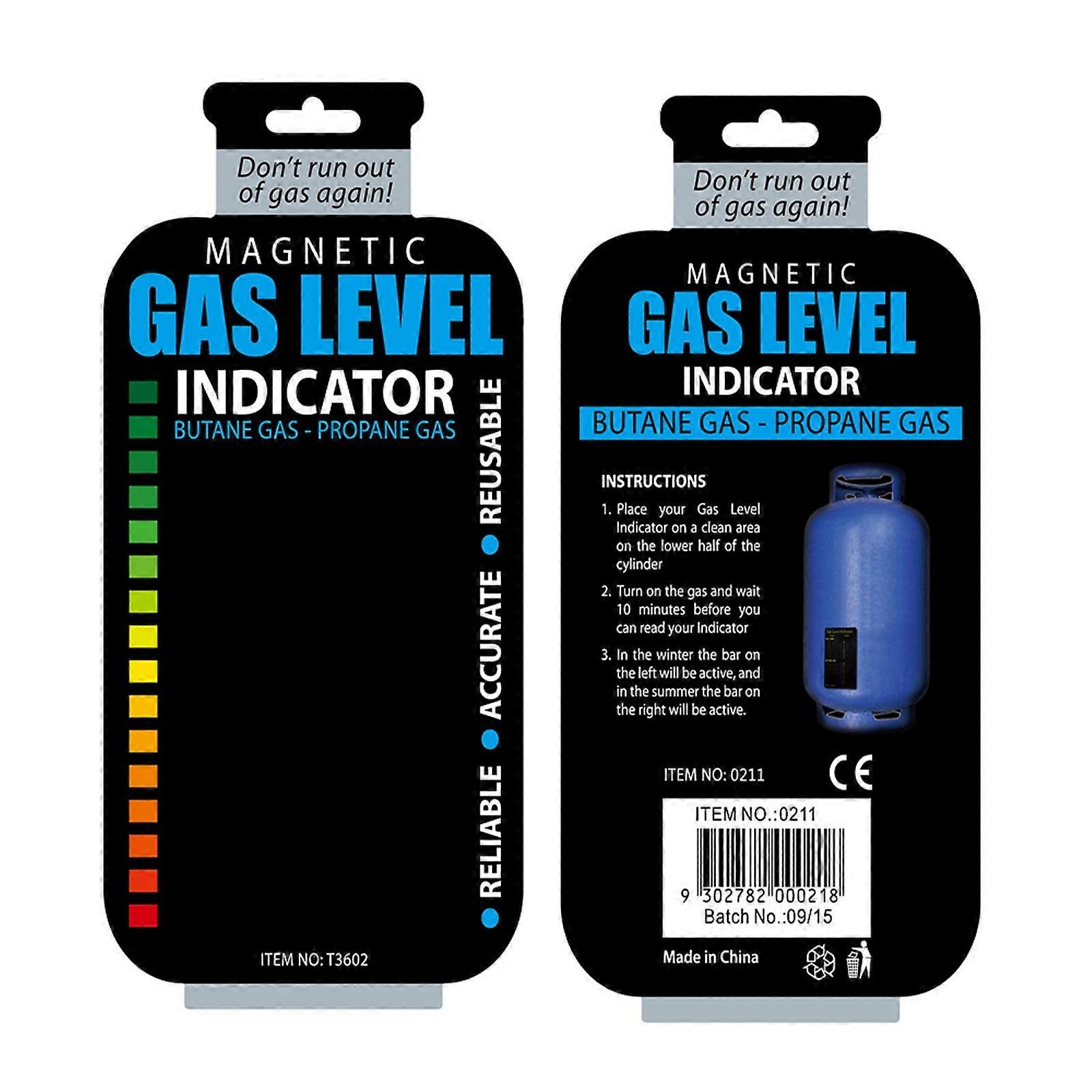 Uanit Propane Tank Level Indicator, Magnetic Gas Level Gauge, Reusable Fuel Indicator for Home Kitchen Use (1 Pc)