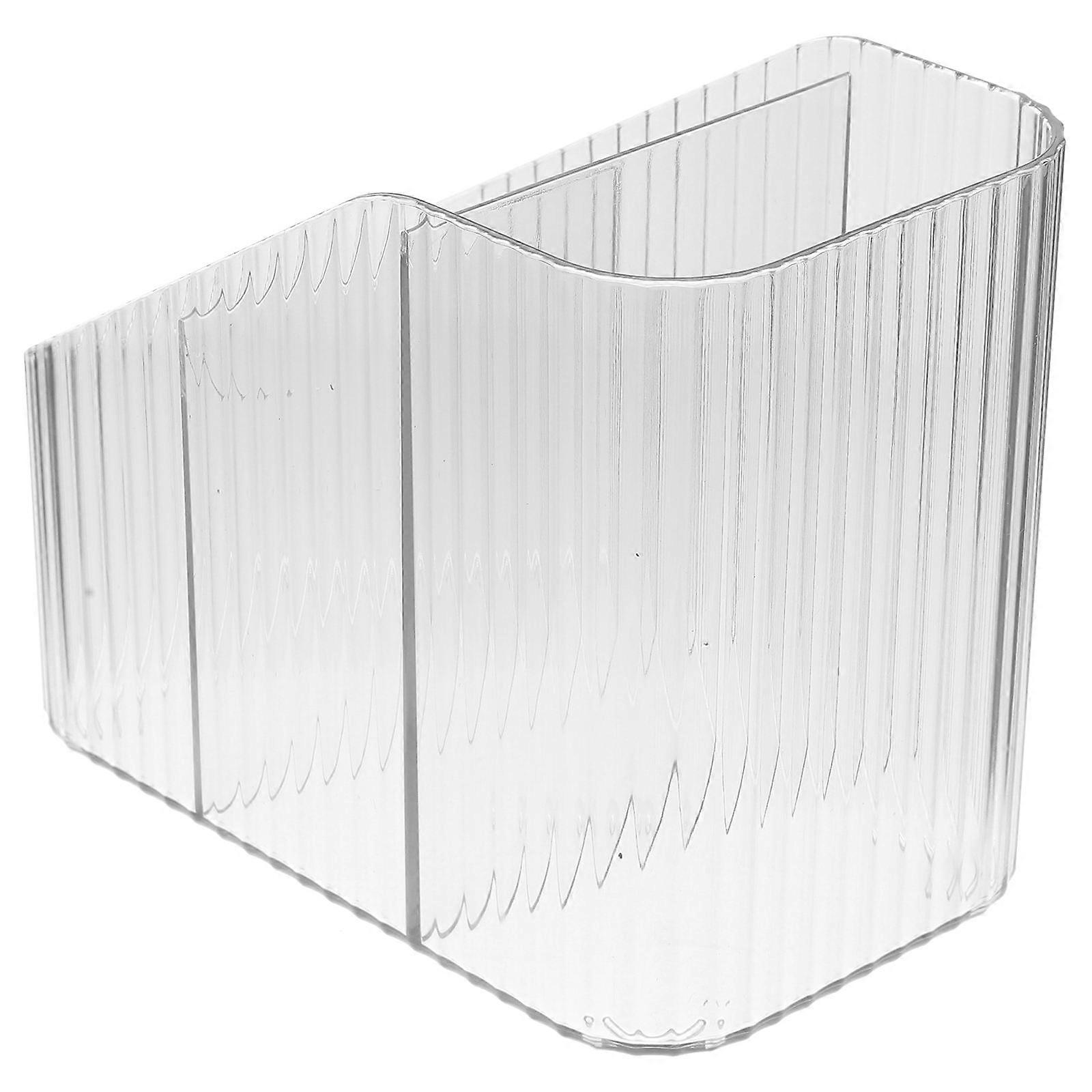 Sundries Storage Box Multi-Grid Desktop Organizer for Home Use 3Pcs