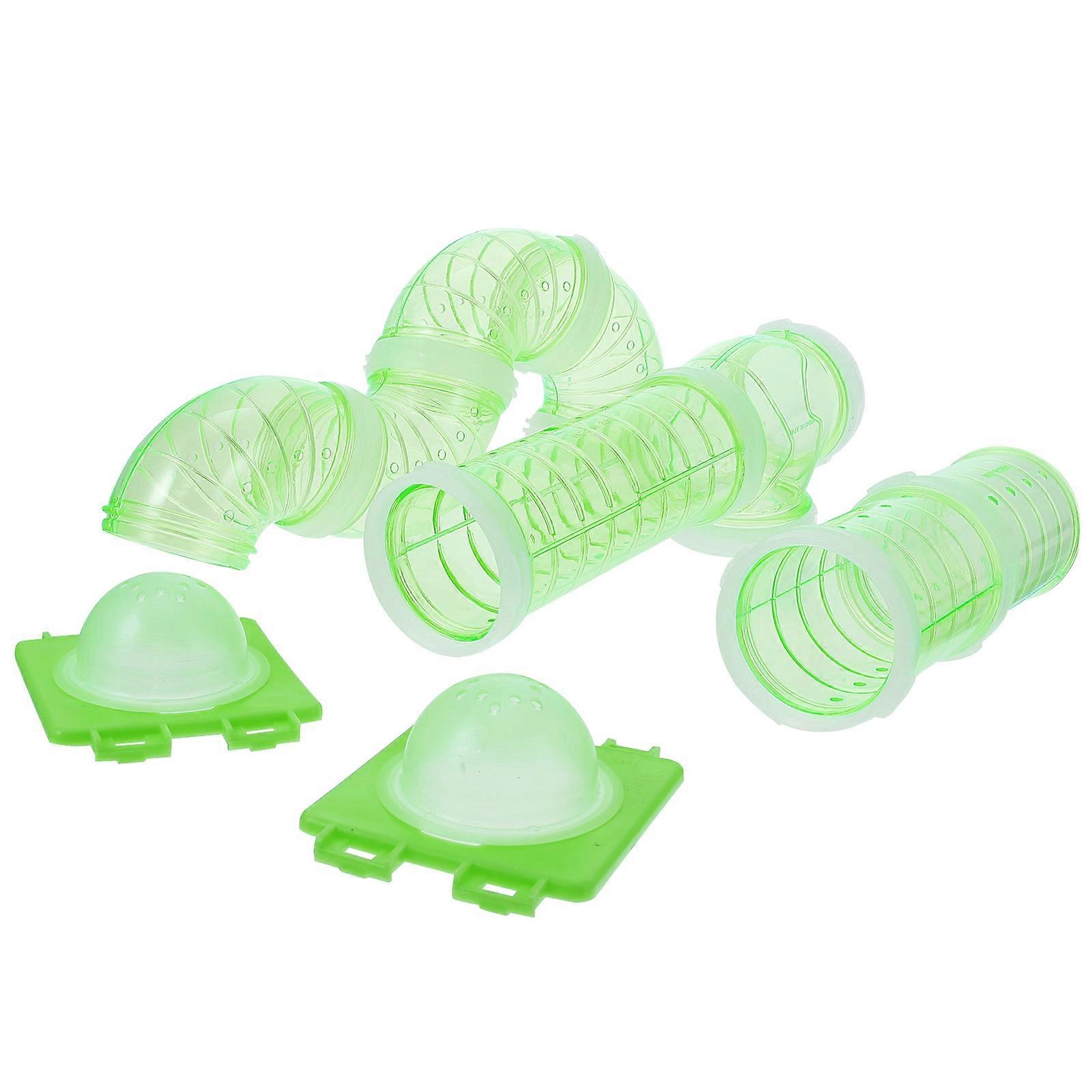 Hamster Toy for Adventure with 4Sets of Connection Plates and Tubes