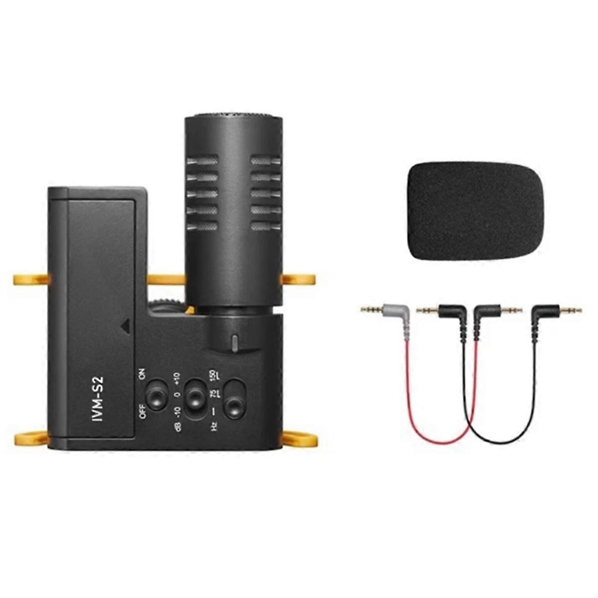 Hot Hifi Microphone for IVM Recording Microphone Easy to Use and Carry Includes Windscreen for Clear