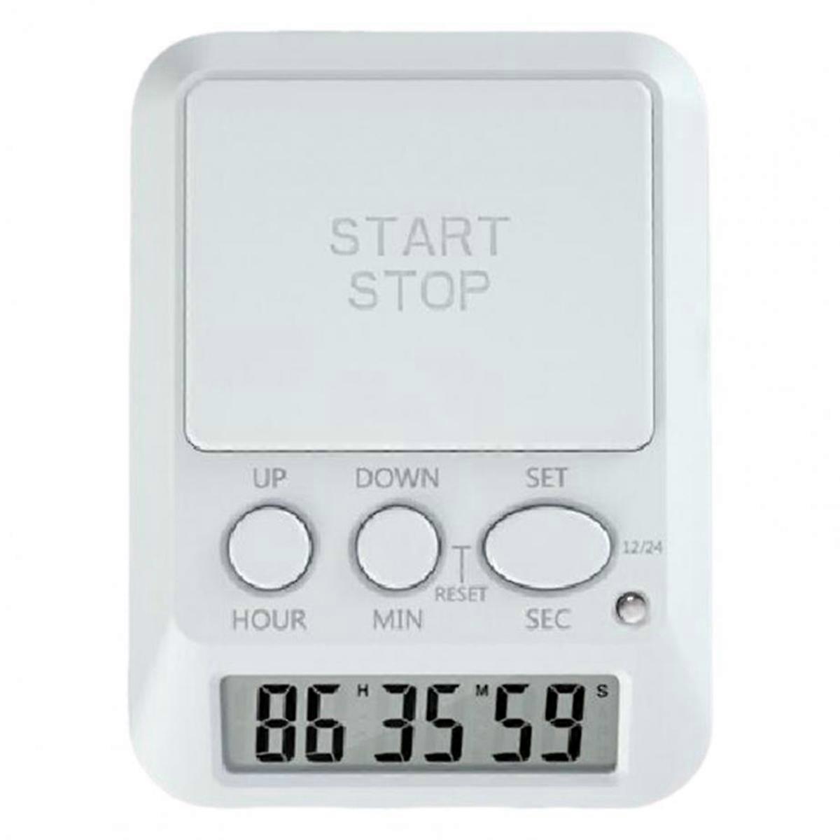 Minuterie avec notification de bip lumineux avec bip lumineux Horloge de minuterie électronique multifonction pour Studyin