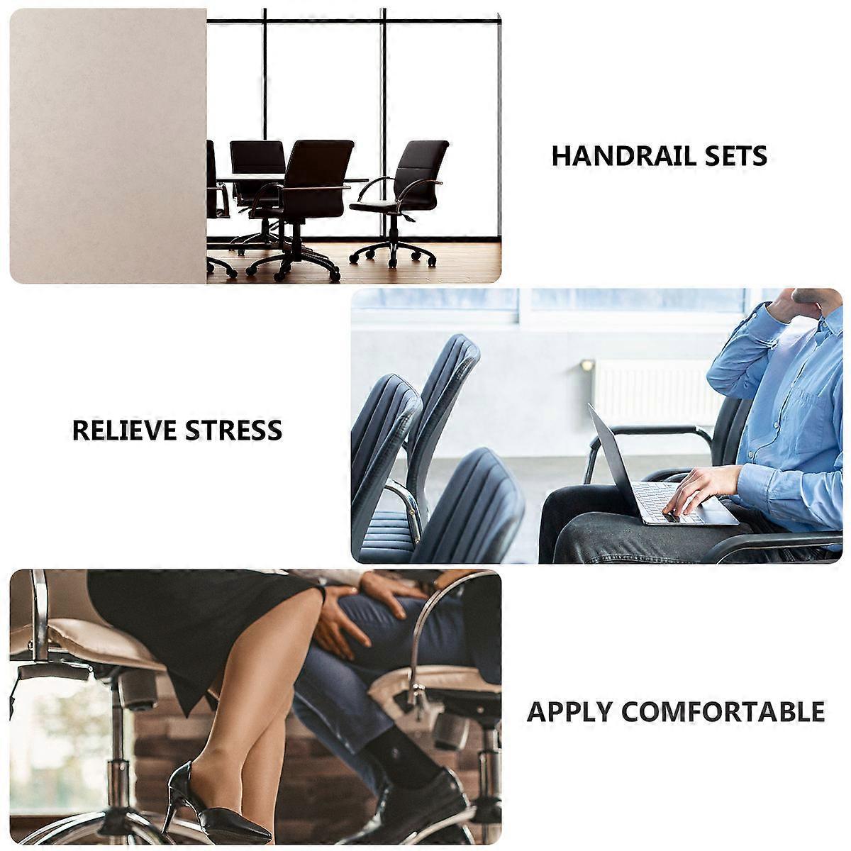 Armrest Protector Polyester Material Comfortable Long-term Sitting 45x7cm 1 Pair