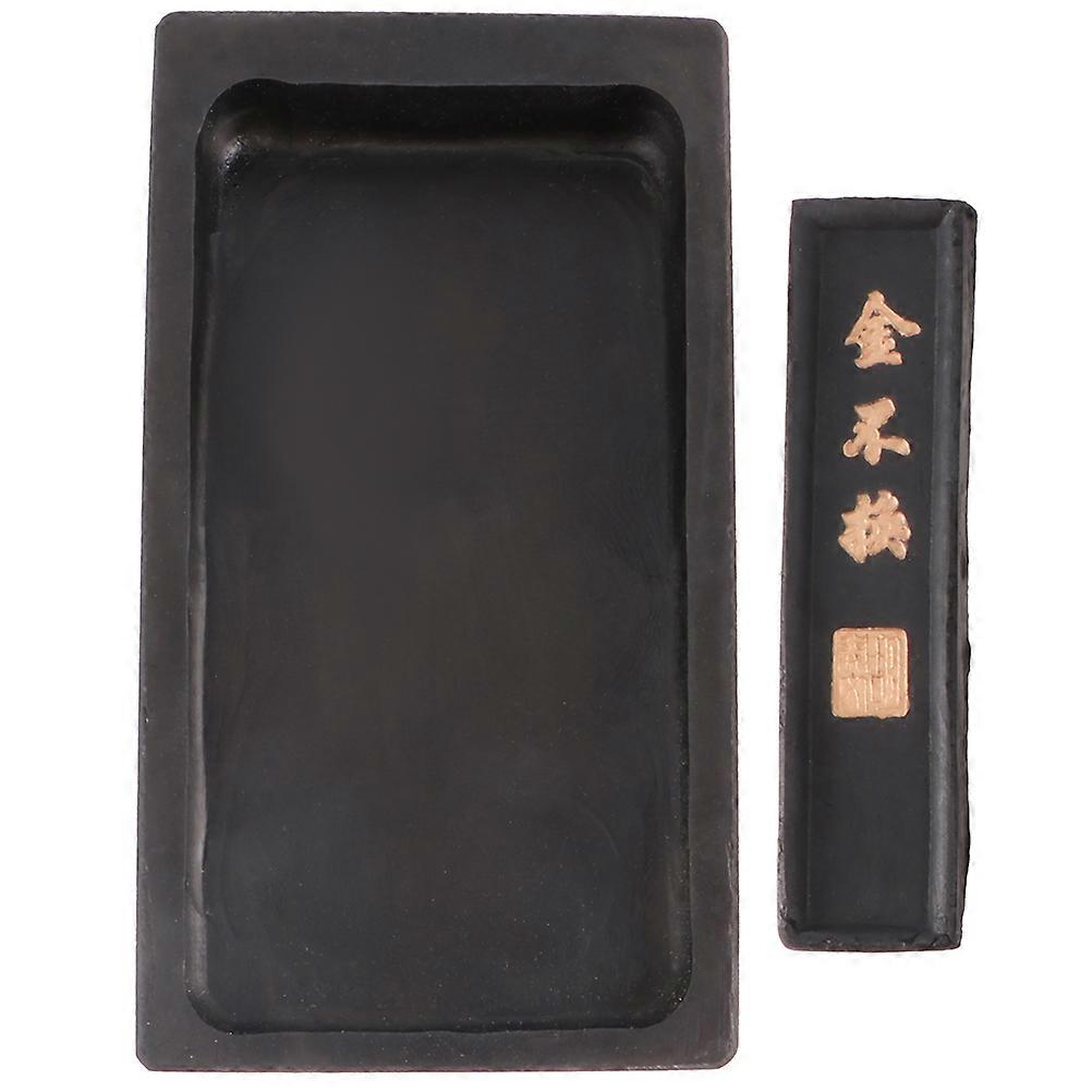 Grinding Inkslab Calligraphy Inkstone with Ink Stick 5Sets for Painting