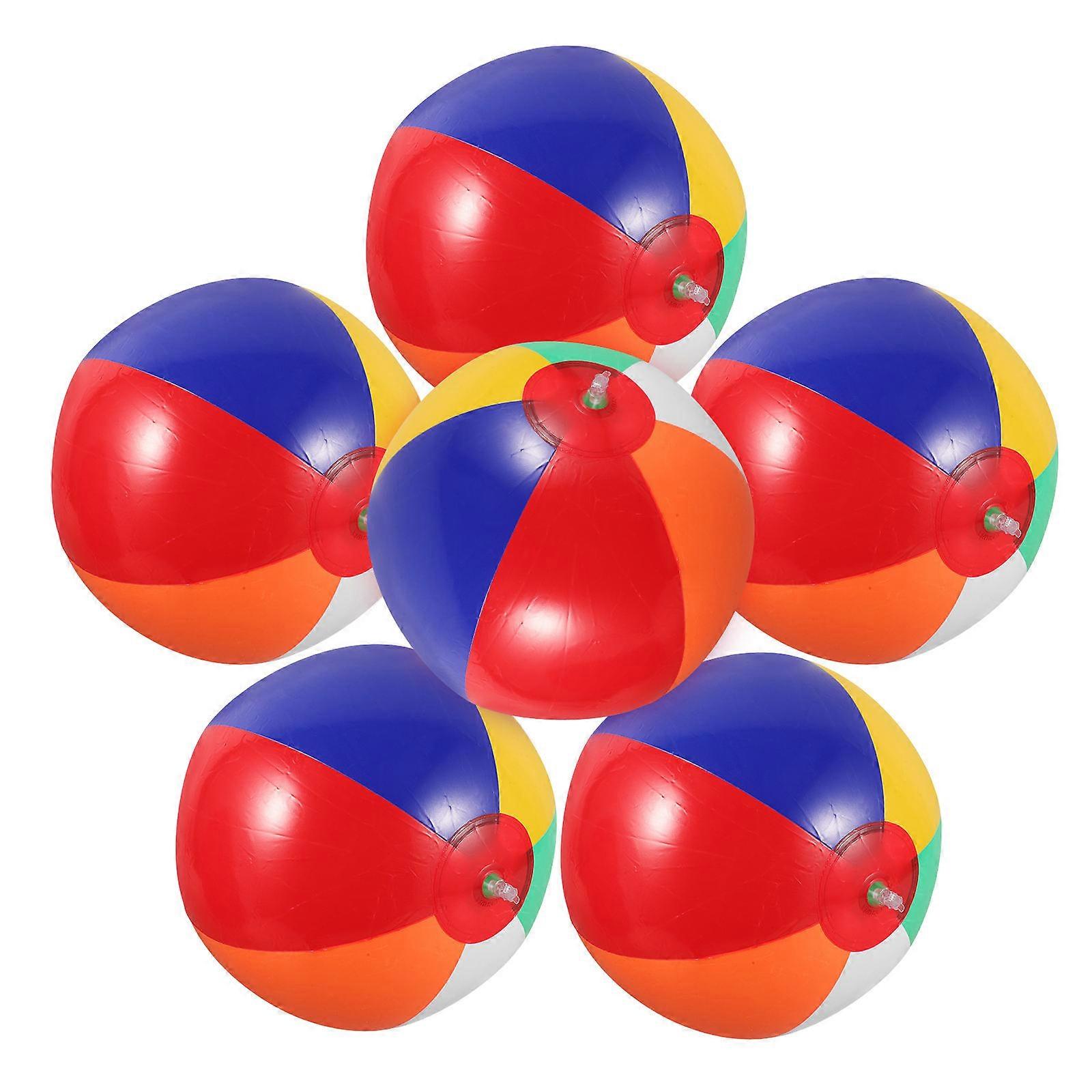 Beach Toy Inflatable Ball Pool Toys for Kids Multi Water Play 6Pcs