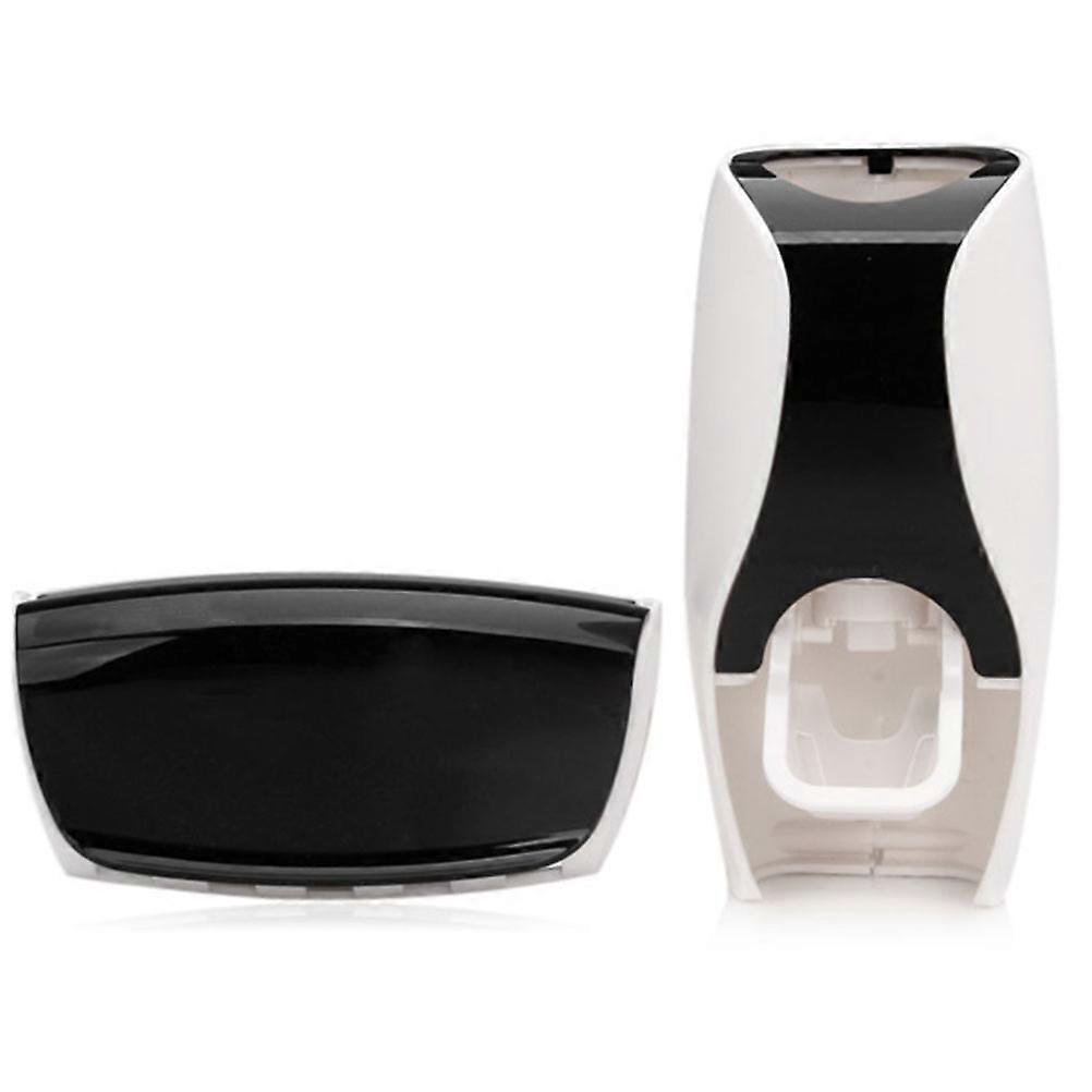 Automatic Toothpaste Squeezer with Brush Holder for Bathroom Use 2Pcs