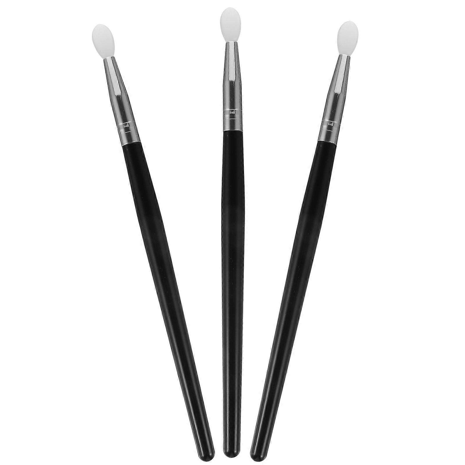 Makeup Brushes Silicone for Eye Shadow and Lip Mask Use 9Pcs Set