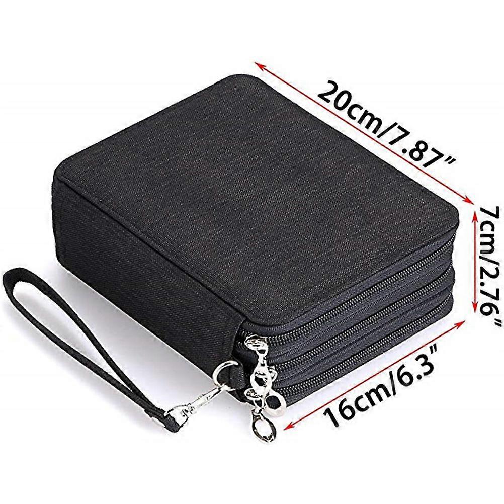 2Pcs Student Pencil Case With Waterproof Functionality Ideal For School And Home Use Offering 78 Holes For Organization