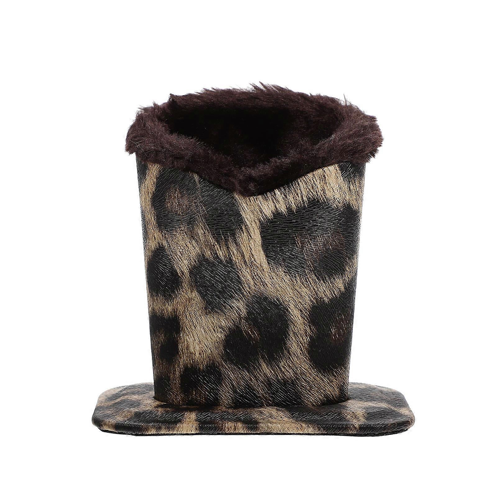 Eye Glass Holder Desktop Storage Box for Storage 5Pcs Leopard Style