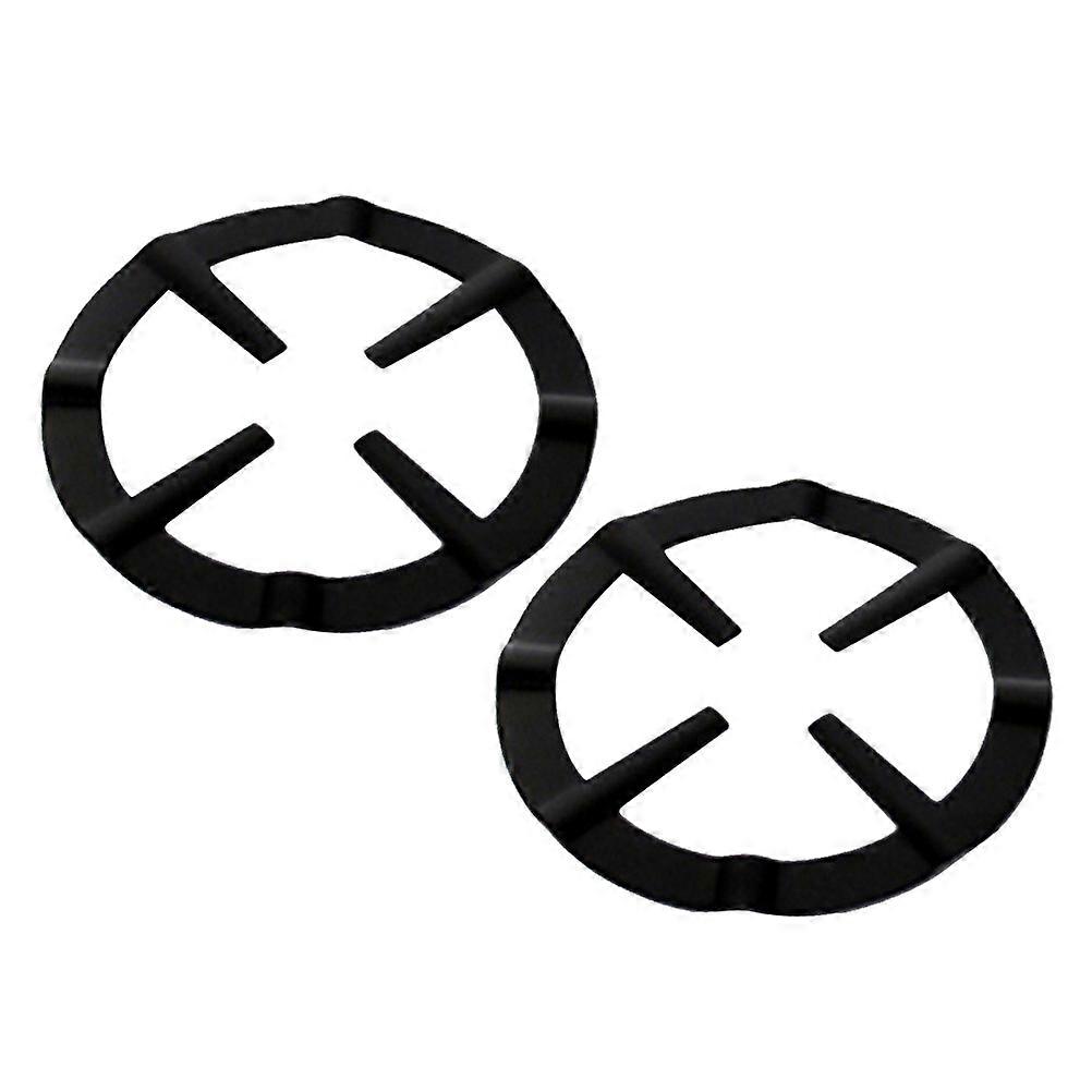 Gas Hob Rack for Coffee Pot Holder 6Pcs Black Pot Stove Support
